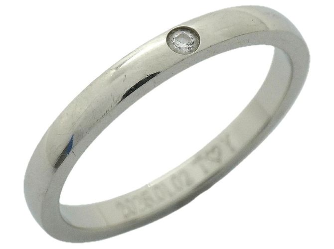 Cartier Classic Band Ring in Platin mit Diamant