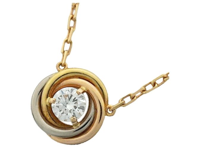 Cartier Trinity Halskette mit Diamant