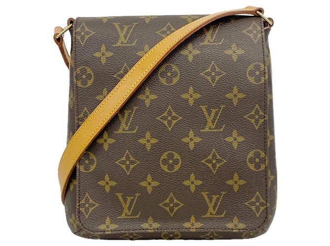 Borsa a tracolla Louis Vuitton Monogram Musette Salsa Marrone