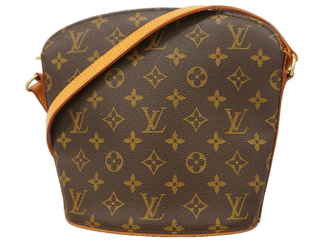 Bolsa de Ombro Louis Vuitton Monogram Druot Marrom
