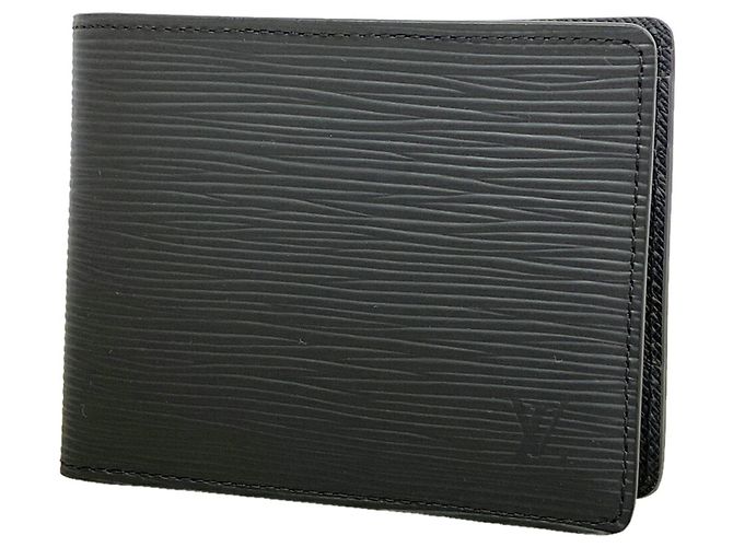 Louis Vuitton Epi Leather Portefeuille Multiple Wallet Black