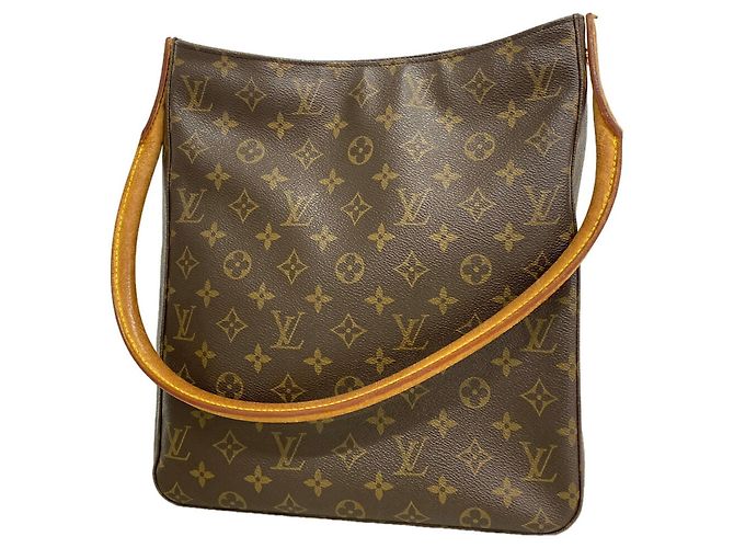 Bolsa de Ombro Louis Vuitton Monogram Looping GM Marrom