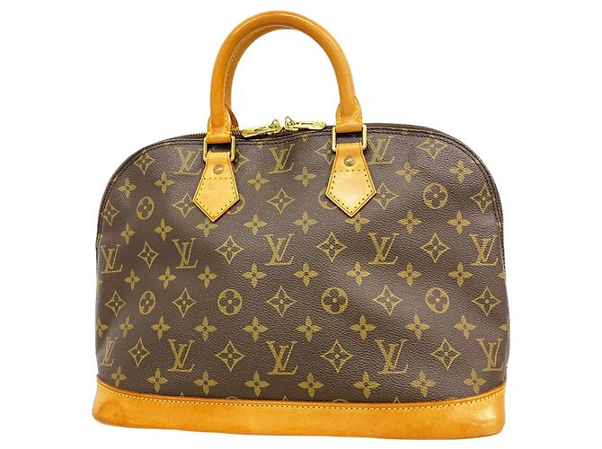 Bolsa de mão Louis Vuitton Alma Monogram Marrom
