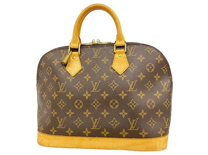 Borsa Louis Vuitton Alma Monogram Marrone