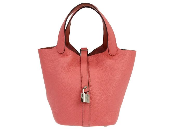 Hermès Hermes Picotin Lock Clemence PM Rosa