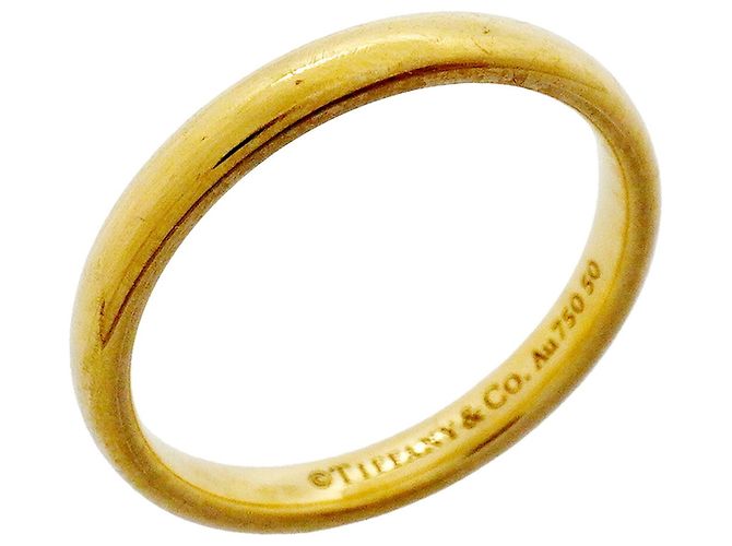 Autre Marque Anillo banda Tiffany & Co. en oro amarillo de 18K