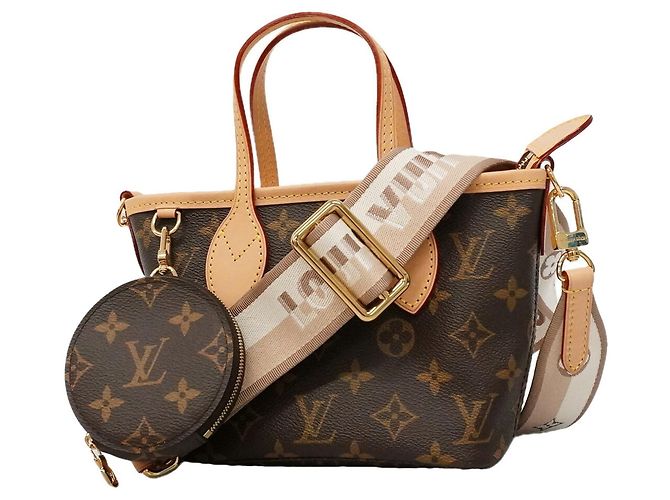 Bolsa Louis Vuitton Monogram Neverfull BB Bege