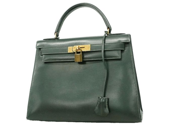Hermès Borsa Hermes Kelly 28 Verde
