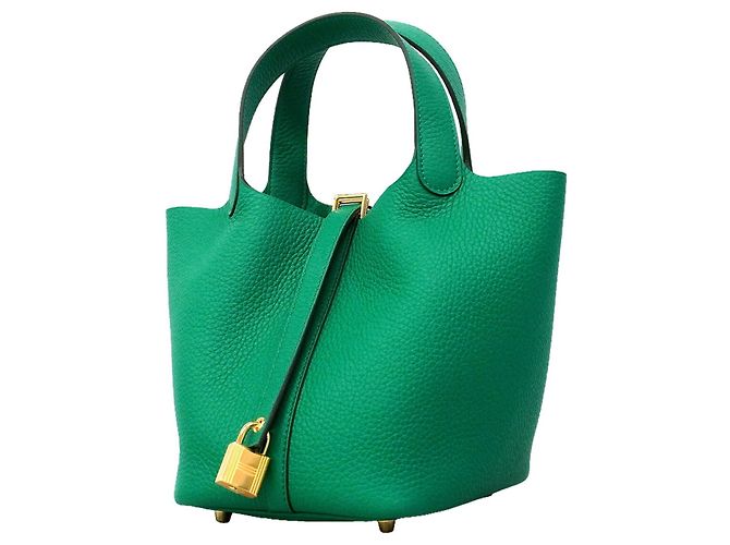 Hermès Bolsa Hermes Picotin Lock PM Verde
