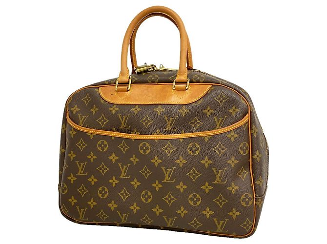 Sac à main Louis Vuitton Monogram Deauville Marron