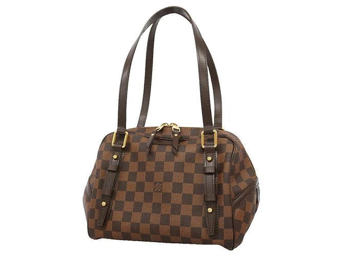 Sac à épaule Louis Vuitton Damier Rivington GM Damier ebène