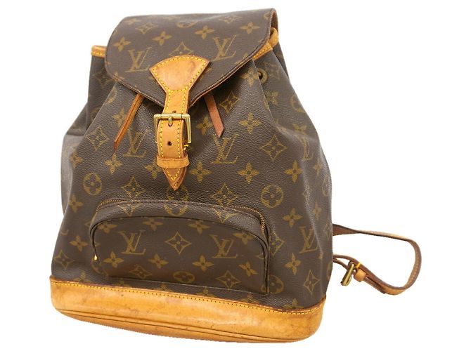 Zaino Louis Vuitton Monogram Montsouris MM Marrone