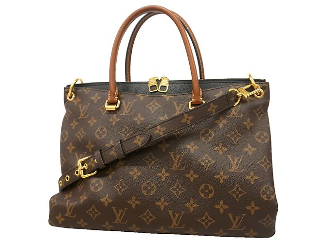 Borsa Louis Vuitton Monogram Pallas M41064 Marrone