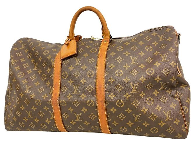 Keepall Bolsa Boston Louis Vuitton Marrom