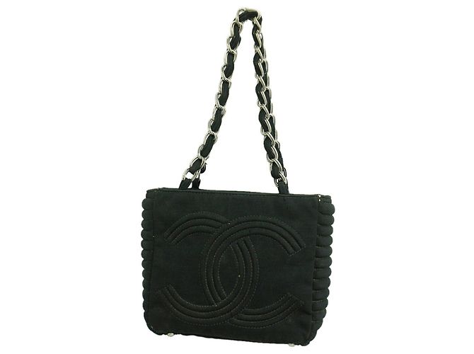 Bolsa de ombro Chanel preta Preto