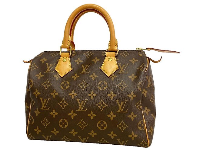 Louis Vuitton Monogram Speedy 25 Handtasche Braun