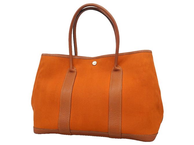 Hermès Sac Cabas Hermes Garden PM Orange