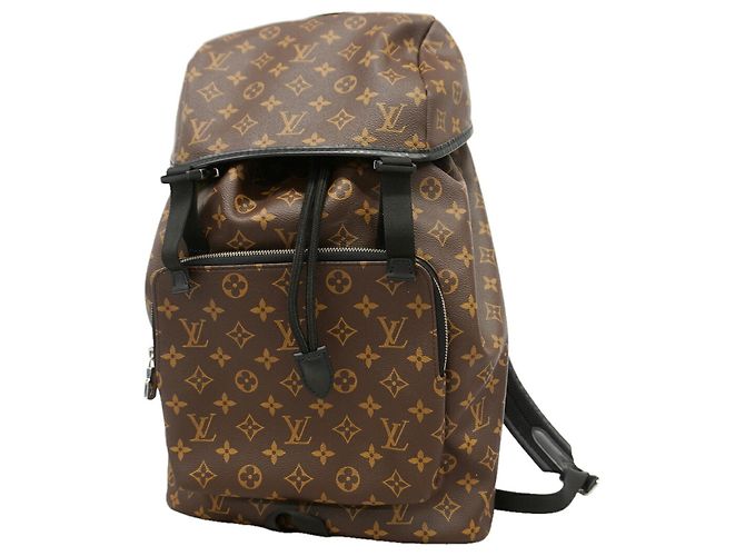 Zaino Louis Vuitton Monogram Macassar Marrone
