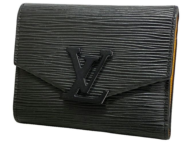 Portafoglio Louis Vuitton Tri-fold Nero