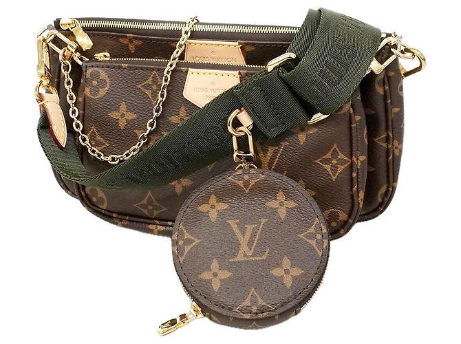 Louis Vuitton Monogram Multipochette Accessoires Schultertasche Khaki