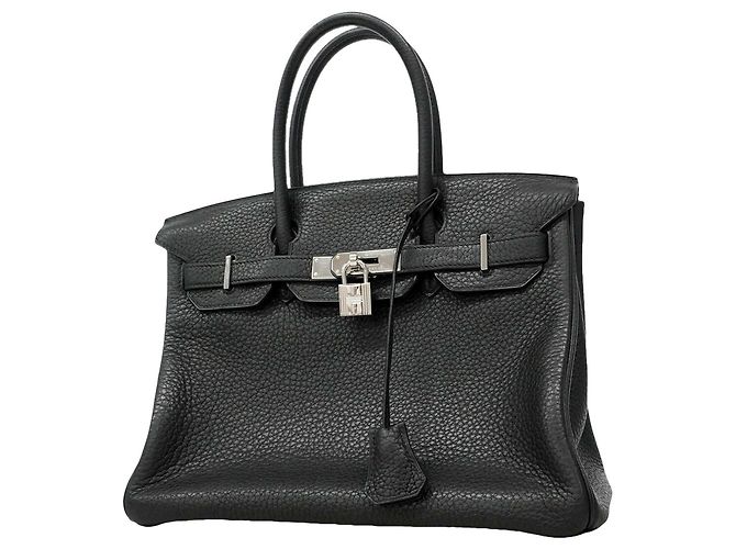 Hermès Hermes Birkin 30 Handtasche Schwarz