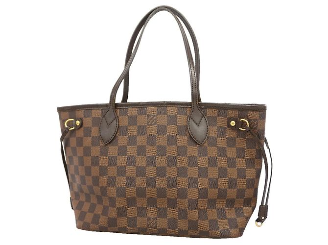 Sac cabas Louis Vuitton Damier Neverfull PM Damier ebène