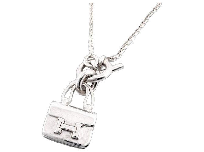 Hermès Collana Amulette Constance Hermes SV925 Argento