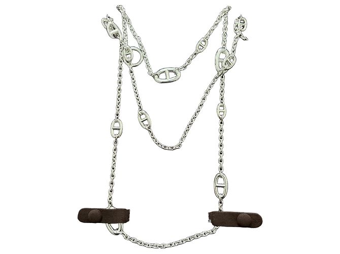 Collar Hermès Farandole 120 en Plata de Ley