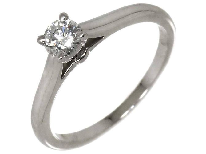 Cartier Platin Solitär Diamant Ring