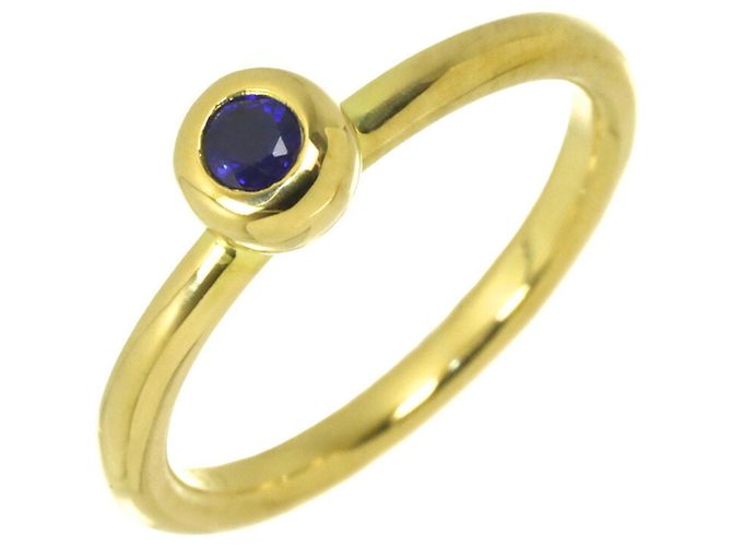 Autre Marque Anello Tiffany & Co. in zaffiro e oro giallo 18K