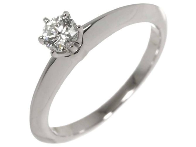 Autre Marque Tiffany & Co. Platin-Solitärring mit Diamant
