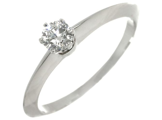 Autre Marque Tiffany & Co. Platin-Solitärring mit Diamant