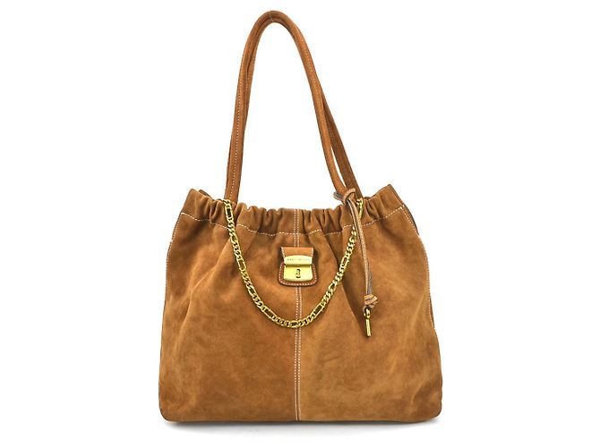 Sac à main Marc Jacobs en daim marron