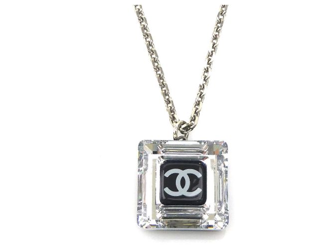 Collana Chanel Nera e Argento Nero
