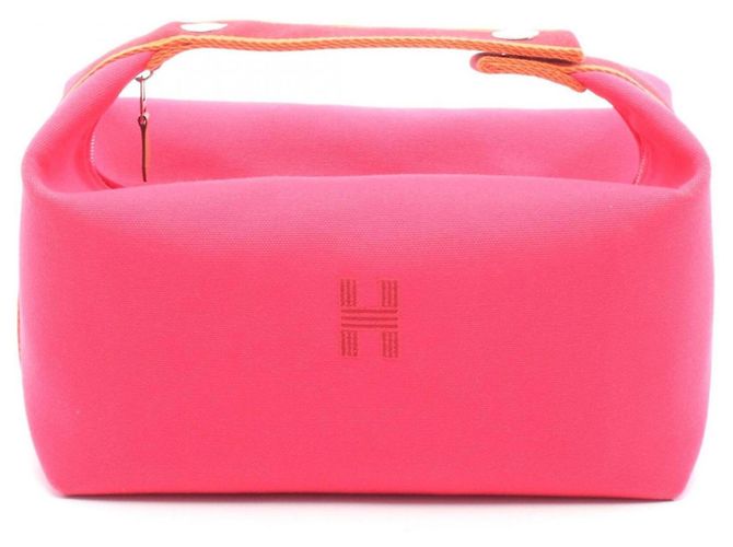 Hermès Sac à main Hermes HERMES Bride à Black GM Rose Orange Bordeaux
