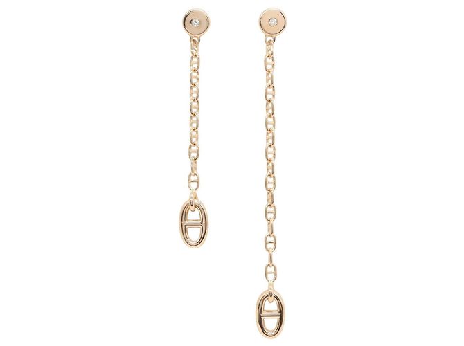 Hermès Brincos Hermes Mini Farandole 1PD Dourado