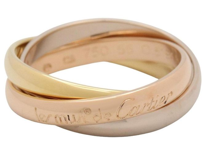 Cartier Trinity Ring Silber Golden