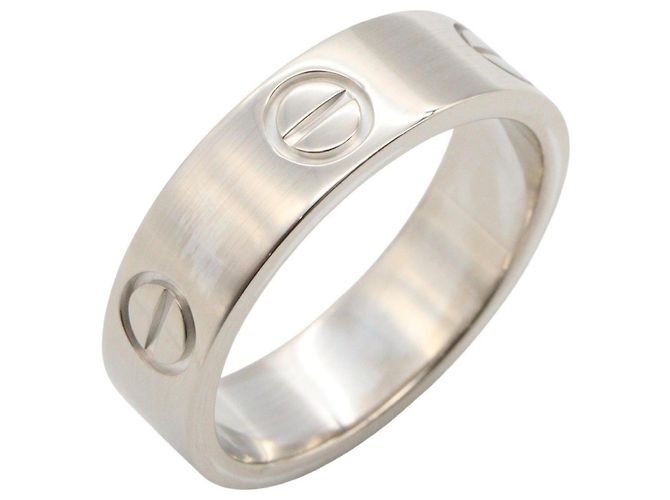 Cartier Love Ring in 18K Weißgold Silber