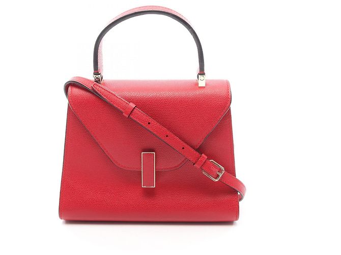 Borsa a tracolla 2-Way Mini Iside Valextra Rosso