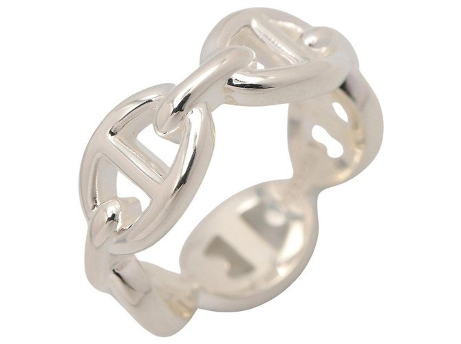Ring Hermès Anello Hermes Enchainée PM Argento