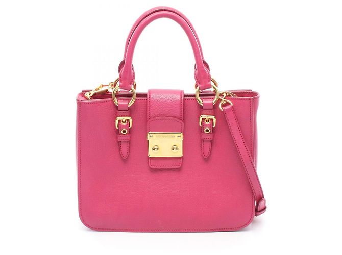 Borsa 2-Way Miu Miu Madras Rosa