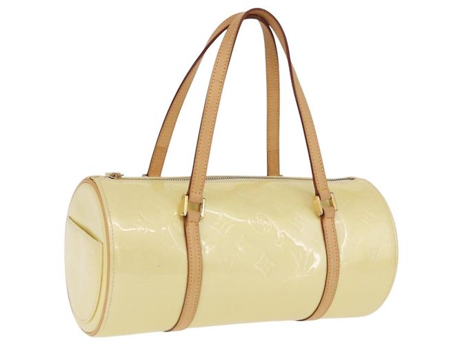 LOUIS VUITTON Monogram Vernis Bedford Hand Bag Perle M91006 LV Auth 200085V