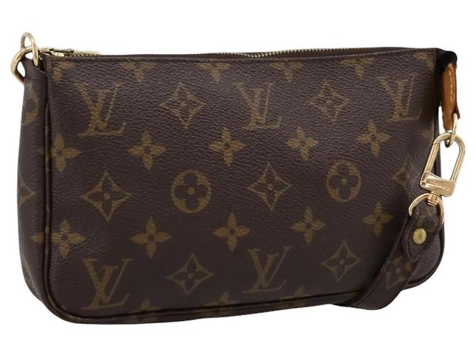 LOUIS VUITTON Monogram Pochette Accessoires Accessory Pouch M51980 Auth 201508V Monograma
