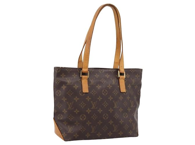 LOUIS VUITTON Monogram Cabas Piano Tote Bag M51148 LV Auth ka6250 Monogramma