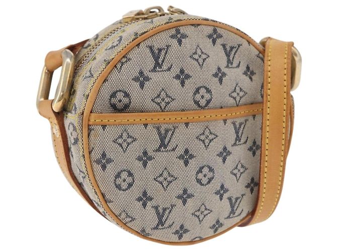 LOUIS VUITTON Monogram Mini Jeanne PM Shoulder Bag Blue M92001 LV Auth 200366 Monogramma
