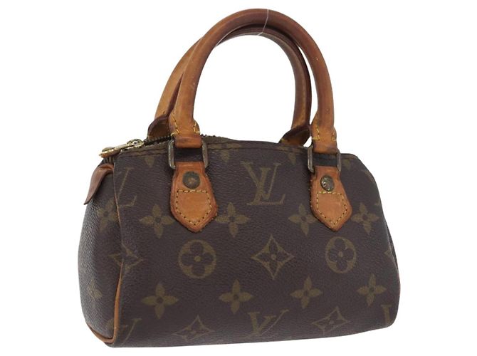 Bolsa de mão LOUIS VUITTON Monogram Mini Speedy M41534 LV Auth ep15281 Monograma