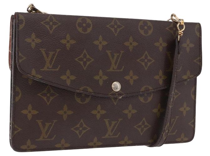 LOUIS VUITTON Monogram Double Rabat Shoulder Bag M51815 LV Auth 203299 Monograma