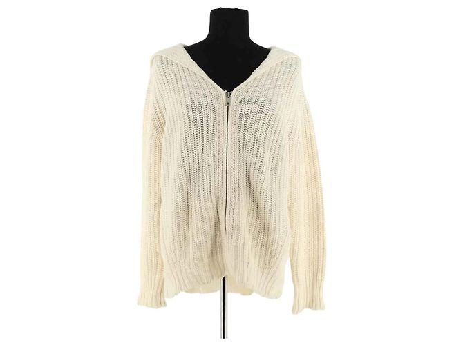Zadig & Voltaire Strickjacke Beige Baumwolle M