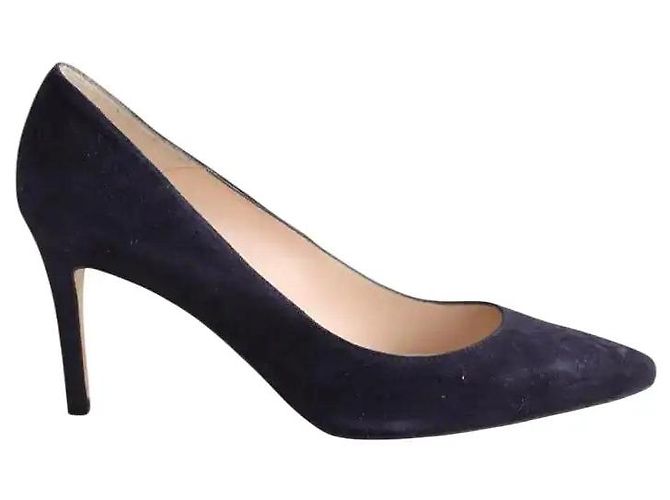 Lk Bennett Navy blue Floret heels