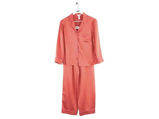 Pijama de seda Eres naranja